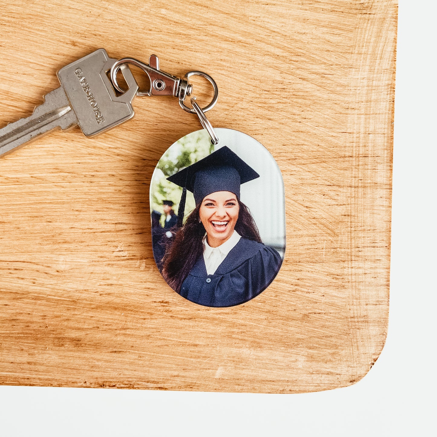 Graduation Photo Keychain