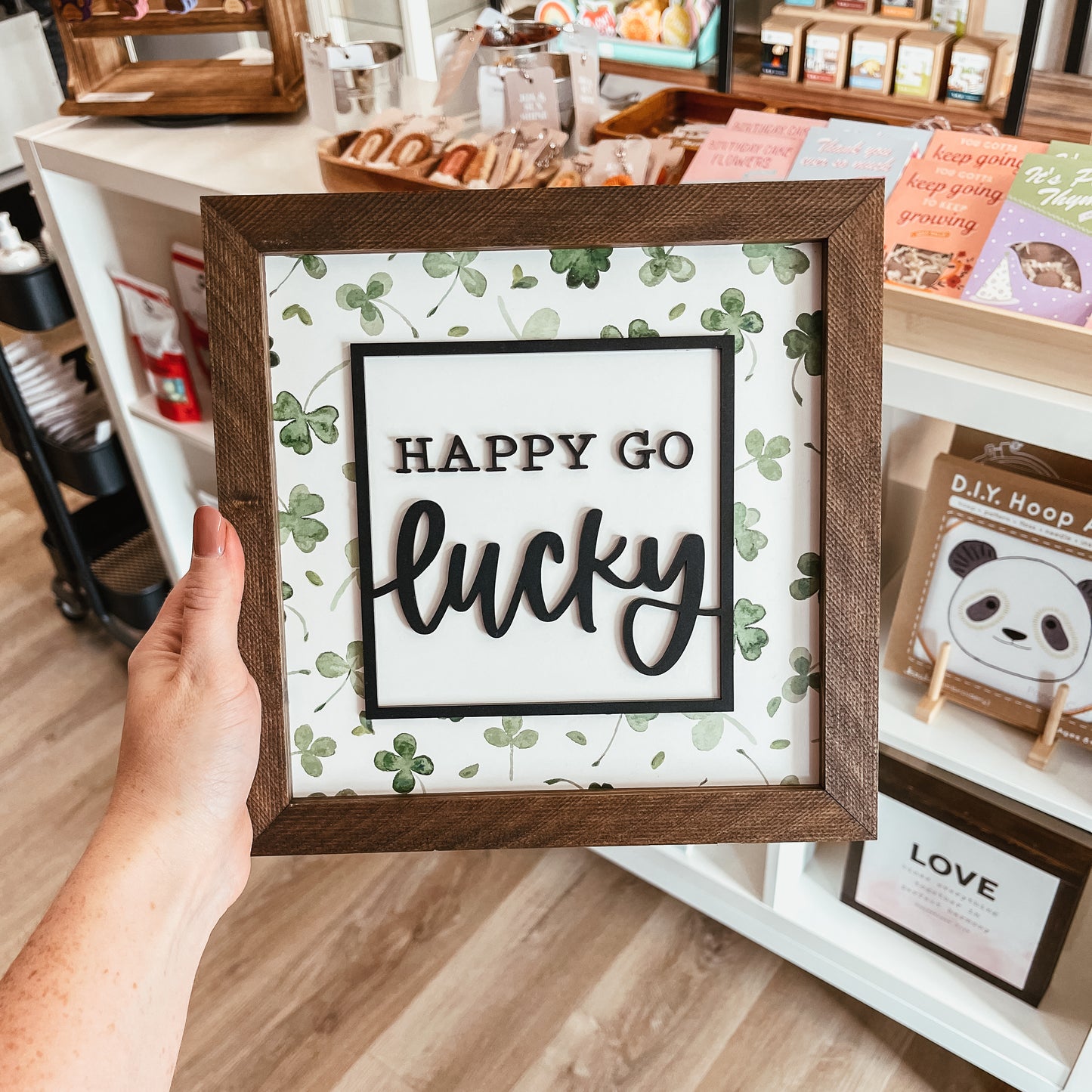 Happy Go Lucky Sign
