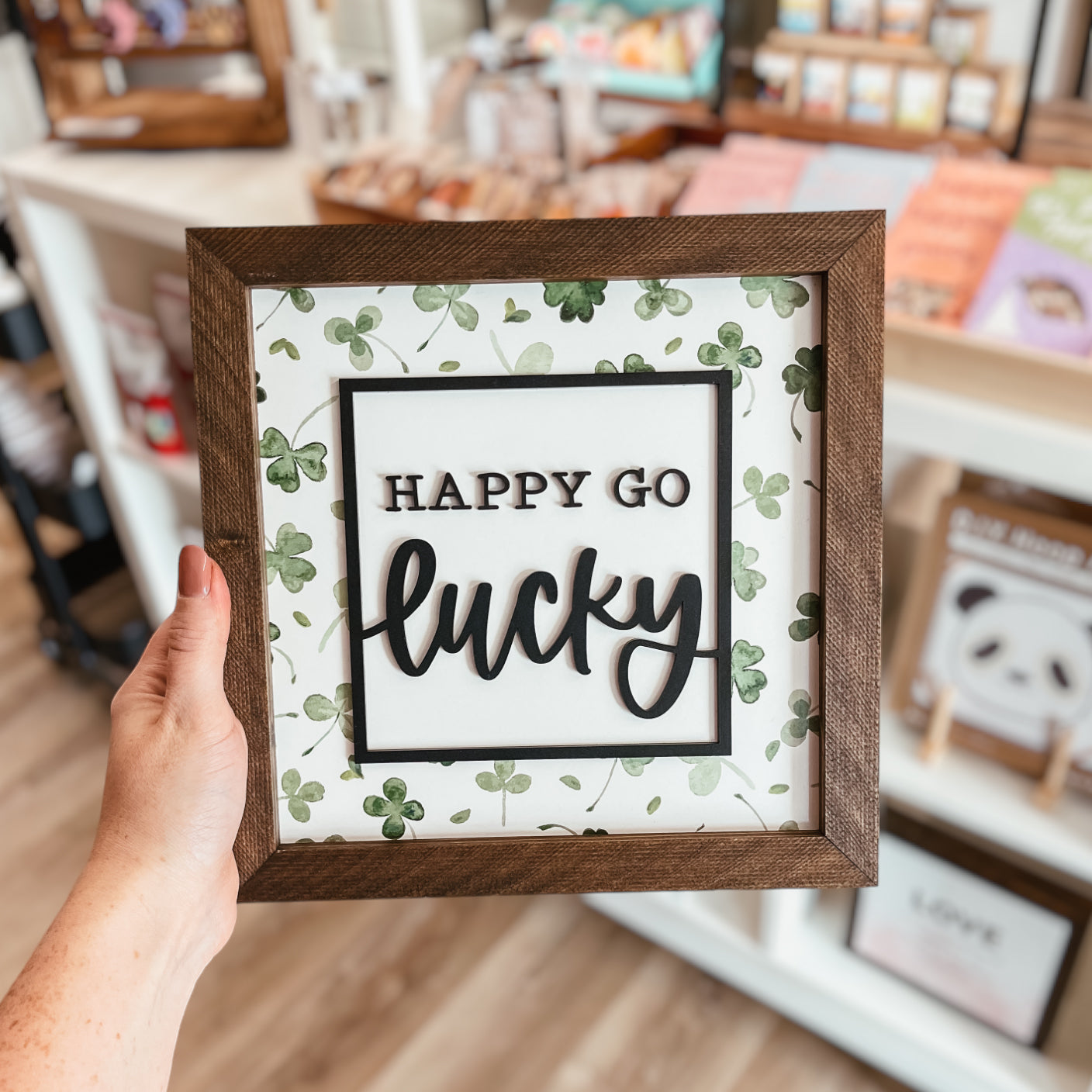 Happy Go Lucky Sign