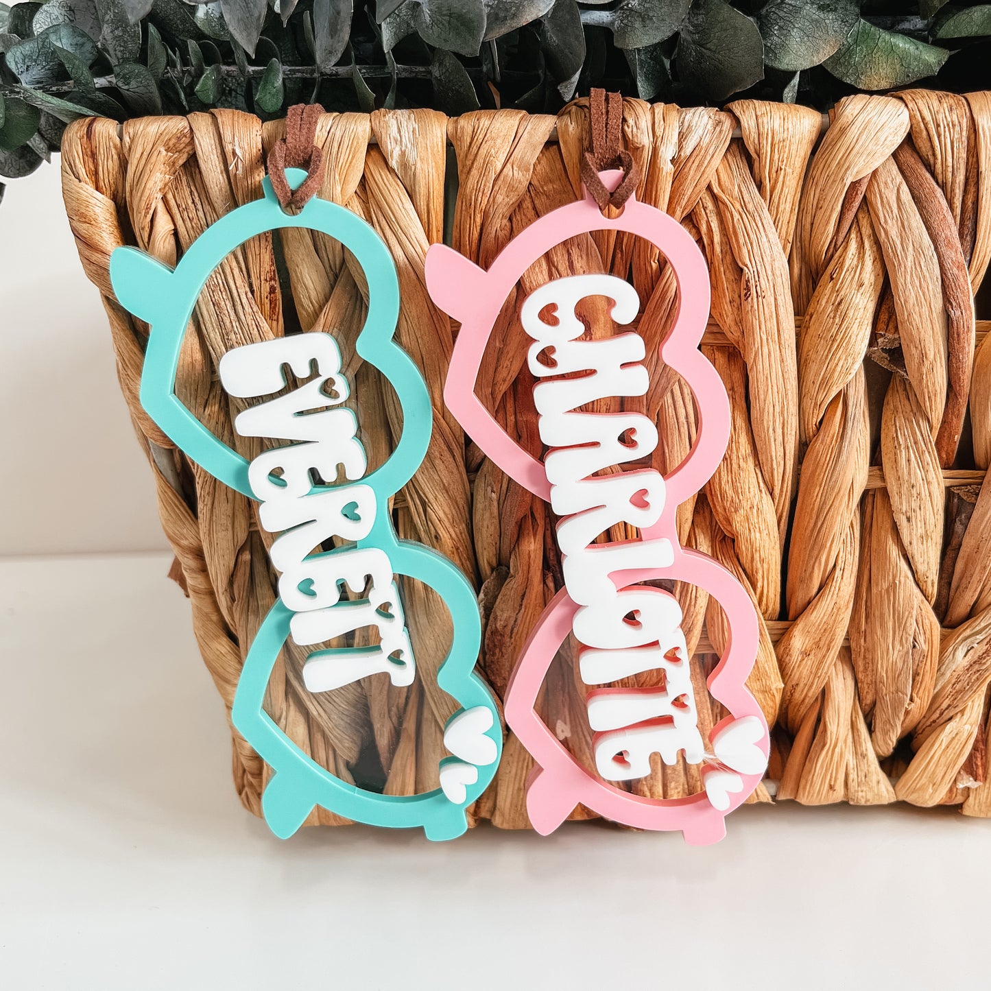 Retro Heart Sunglasses Tag