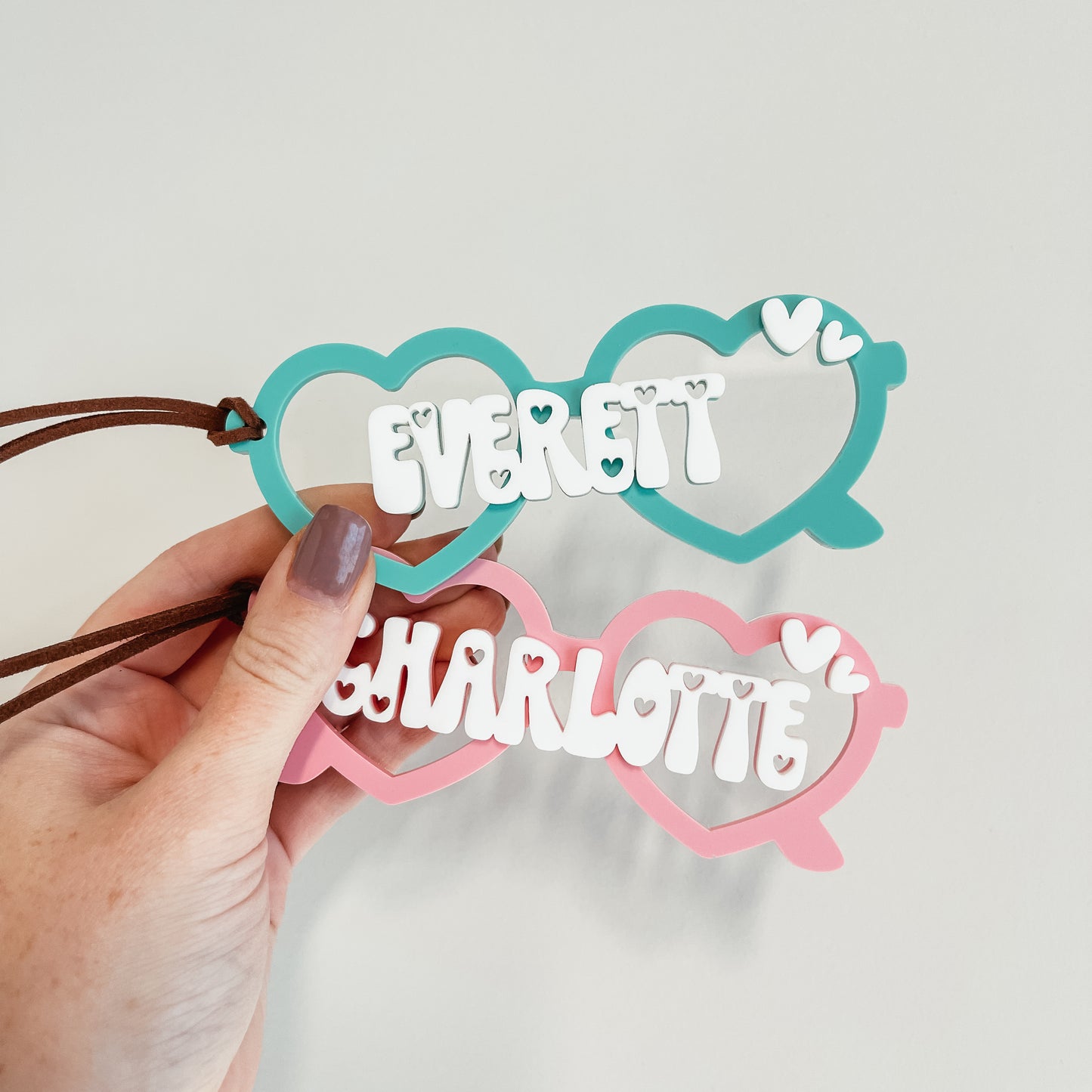 Retro Heart Sunglasses Tag