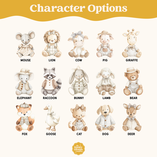 Gingham Arch Birthday Cake Topper