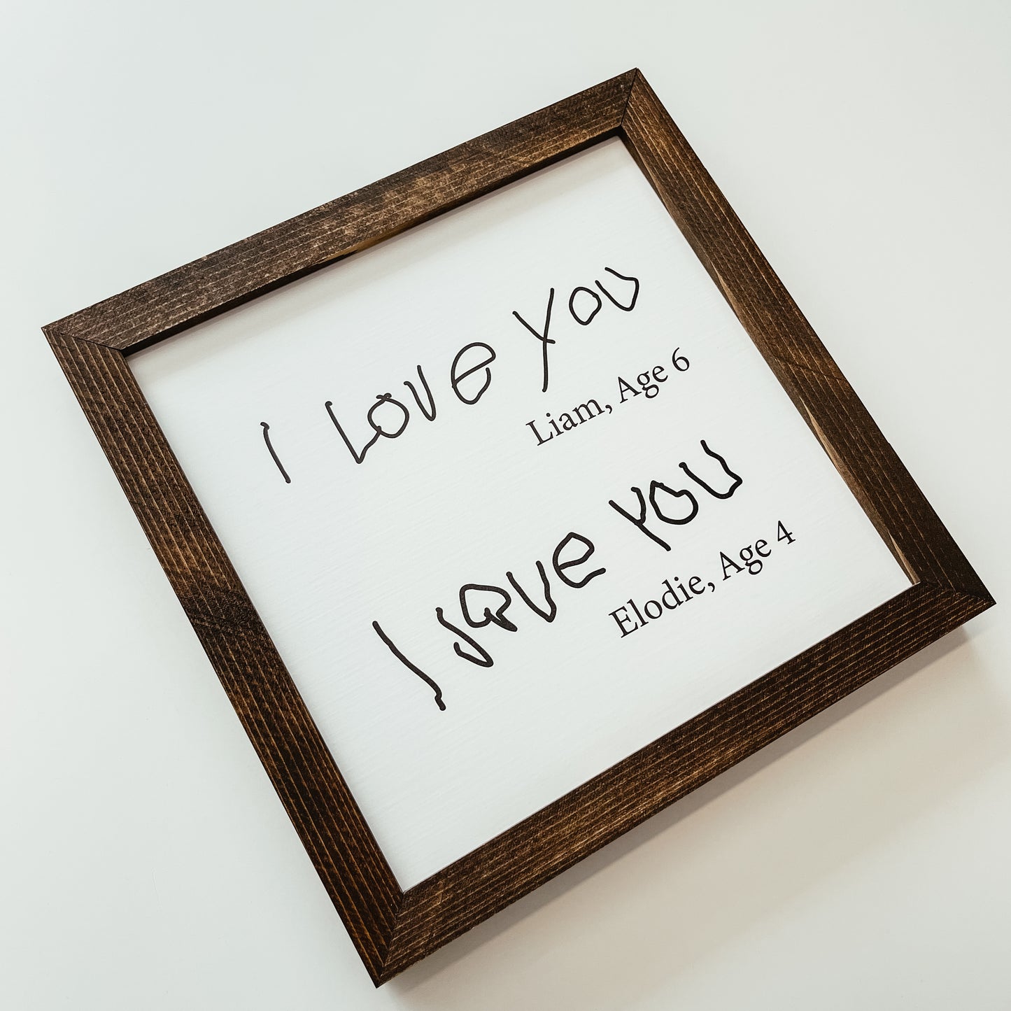 I Love You Handwriting Sign