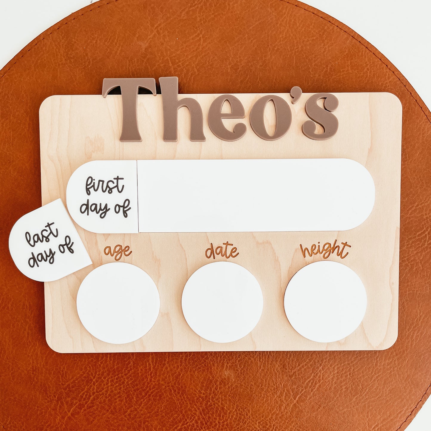 Interchangeable First And Last Day Of School Sign