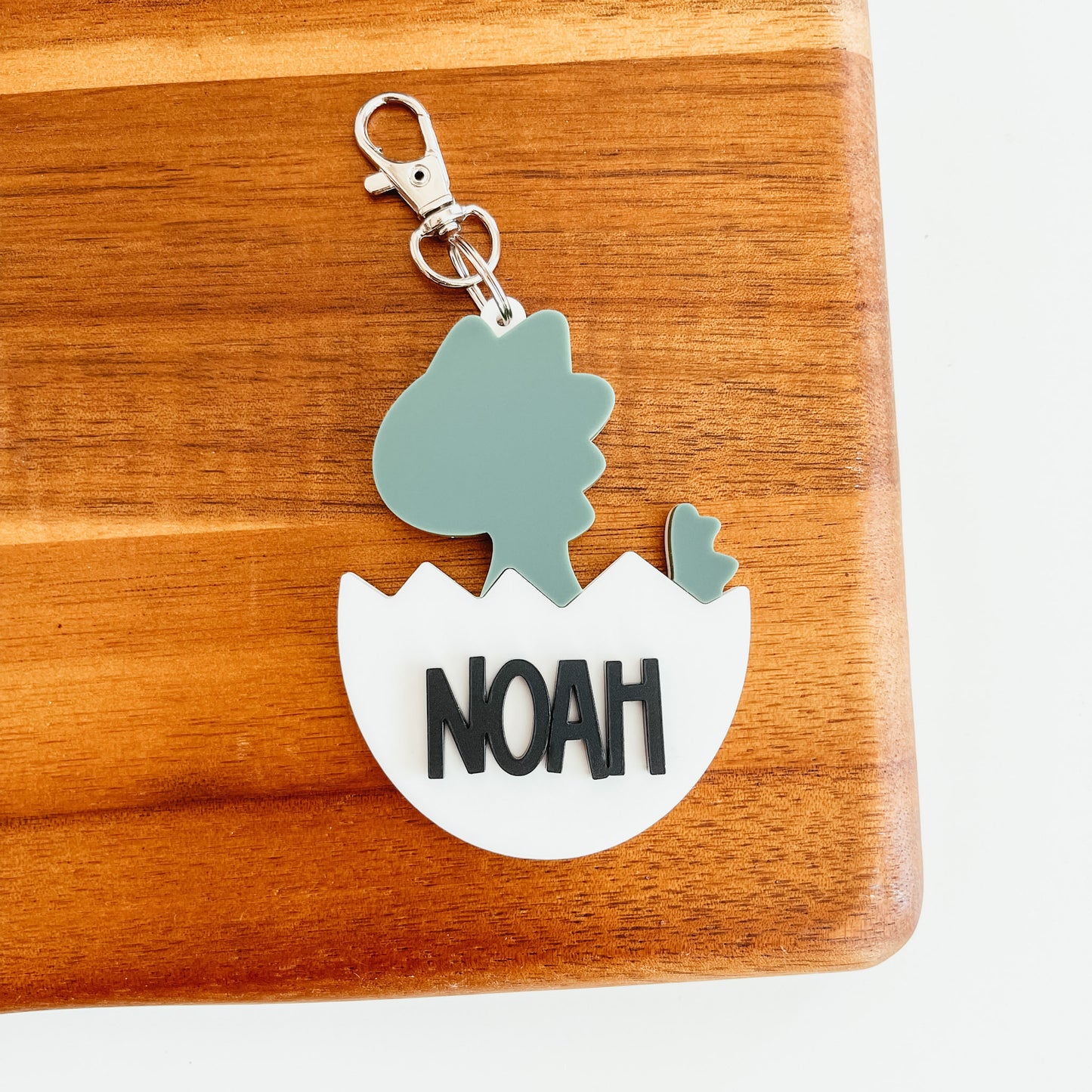 Dino Egg Bag Tag