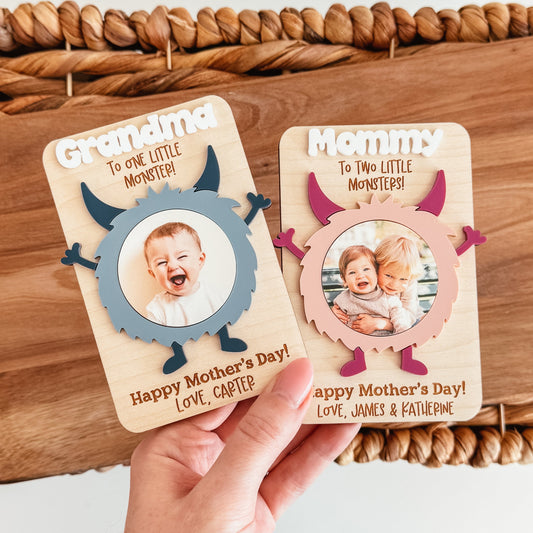 Little Monster Photo Magnet (Mother's Day or Father's Day)