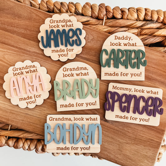 Personalized Look What I Made For You Magnet