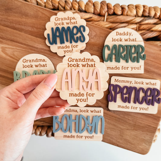 Personalized Look What I Made For You Magnet