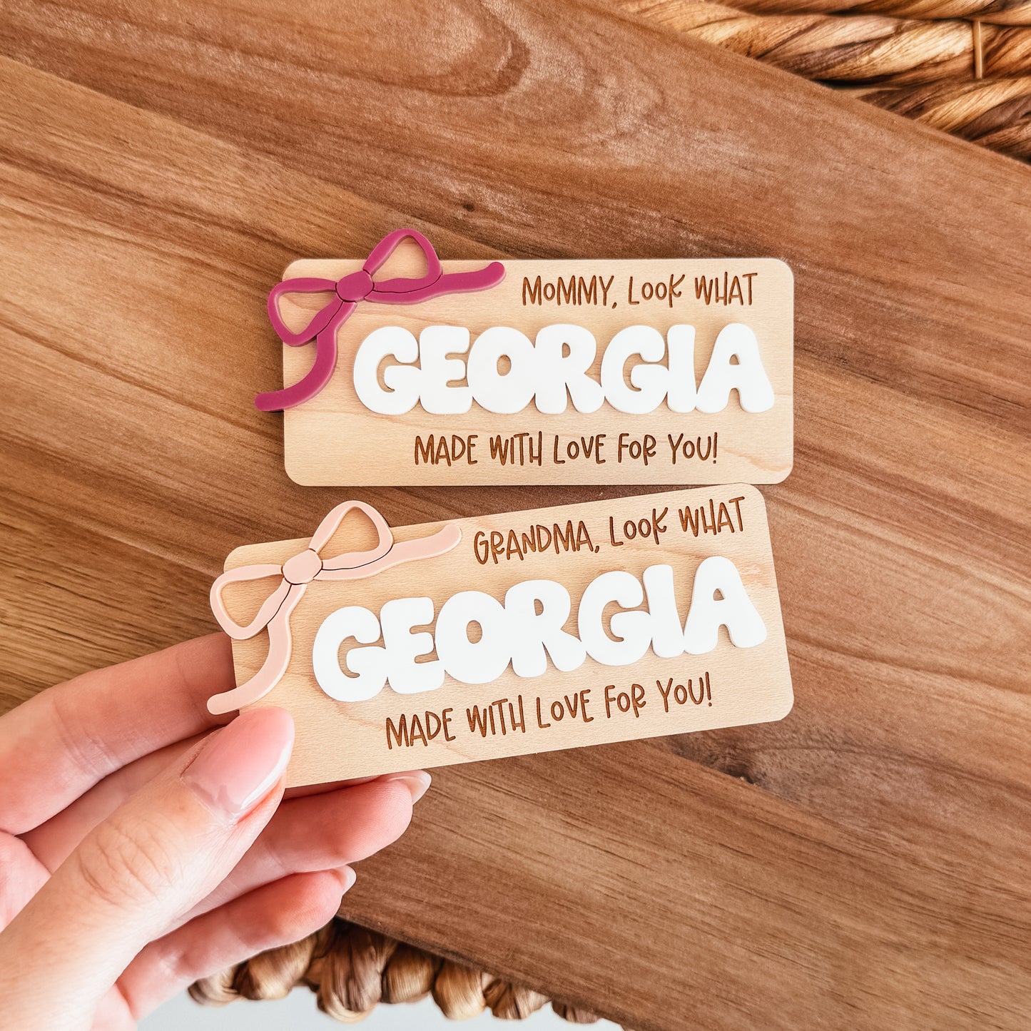 Made With Love Bow Magnet