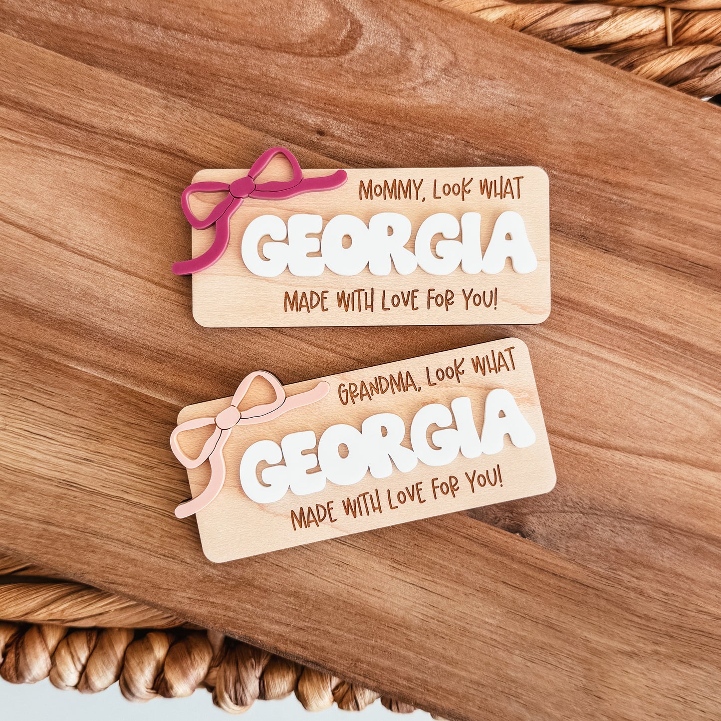 Made With Love Bow Magnet