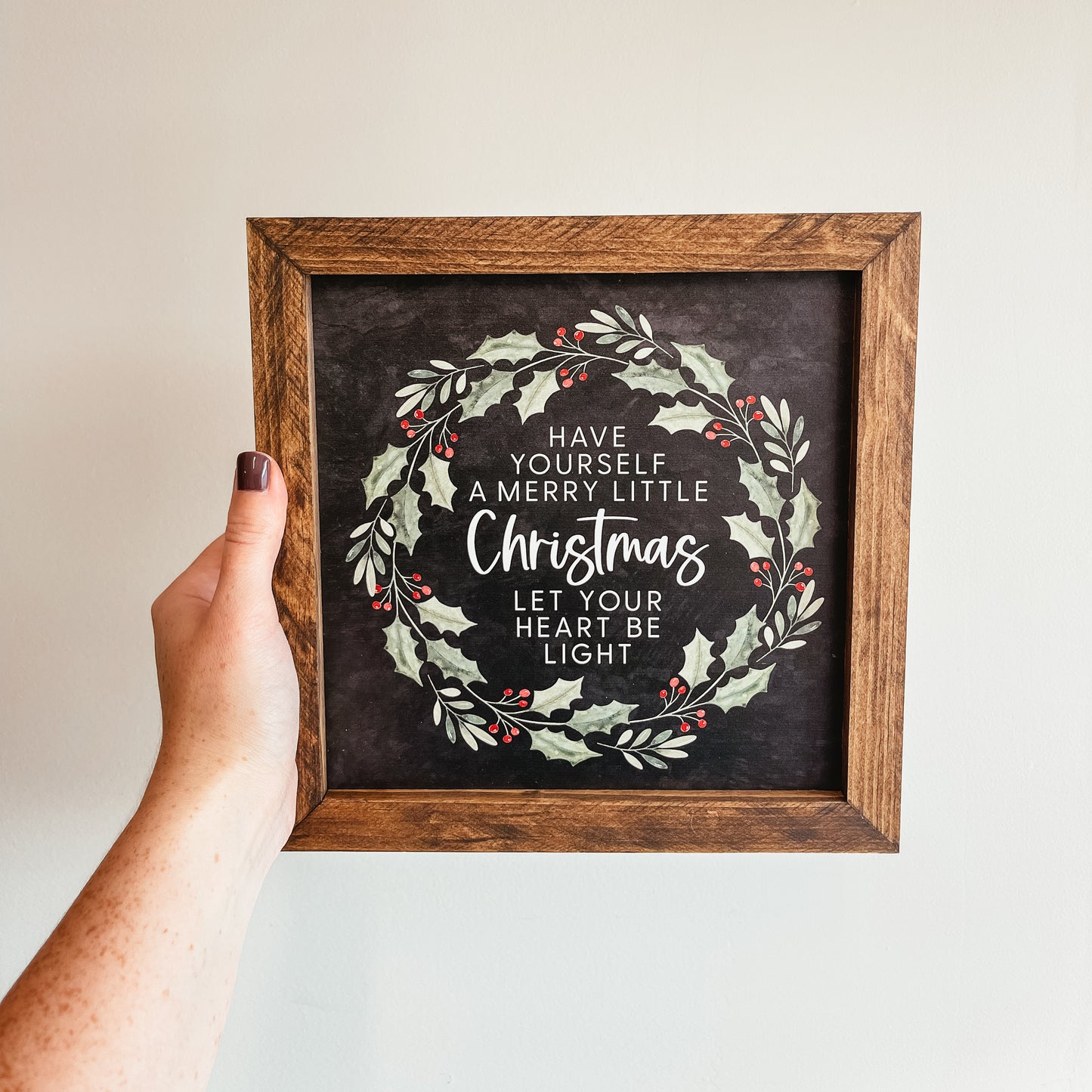 Merry Little Christmas Sign