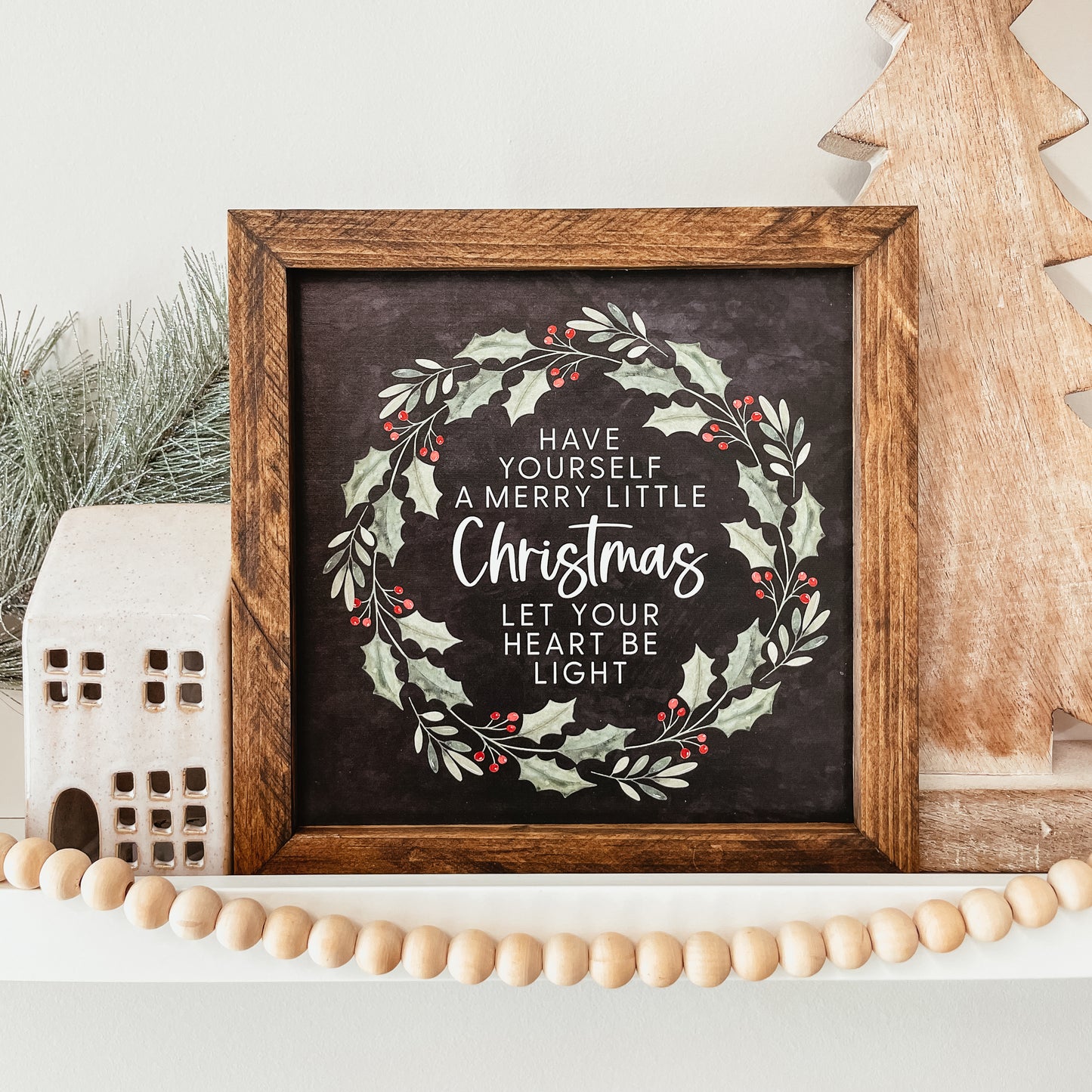 Merry Little Christmas Sign