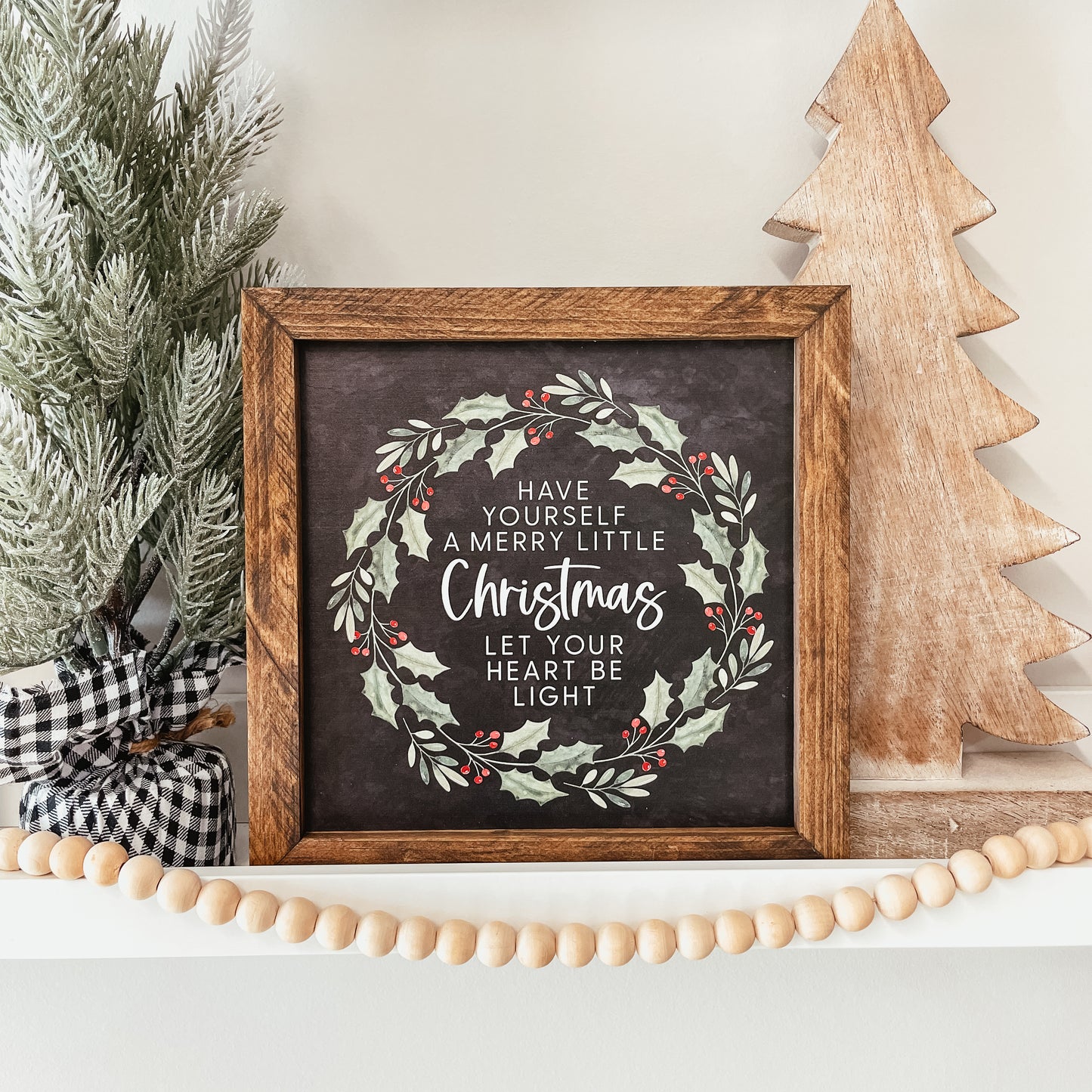 Merry Little Christmas Sign