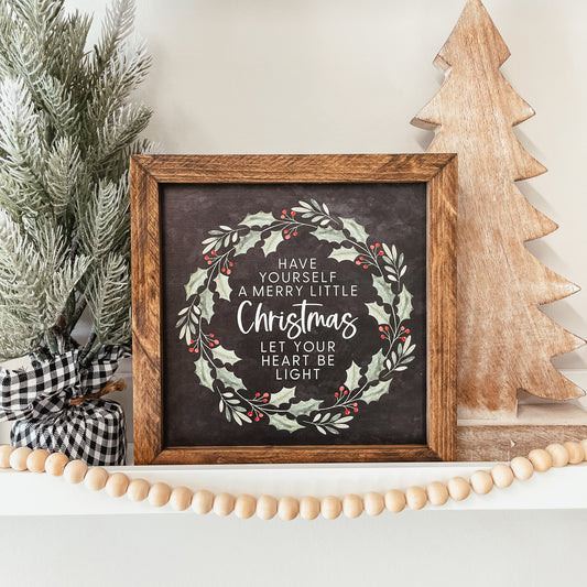 Merry Little Christmas Sign