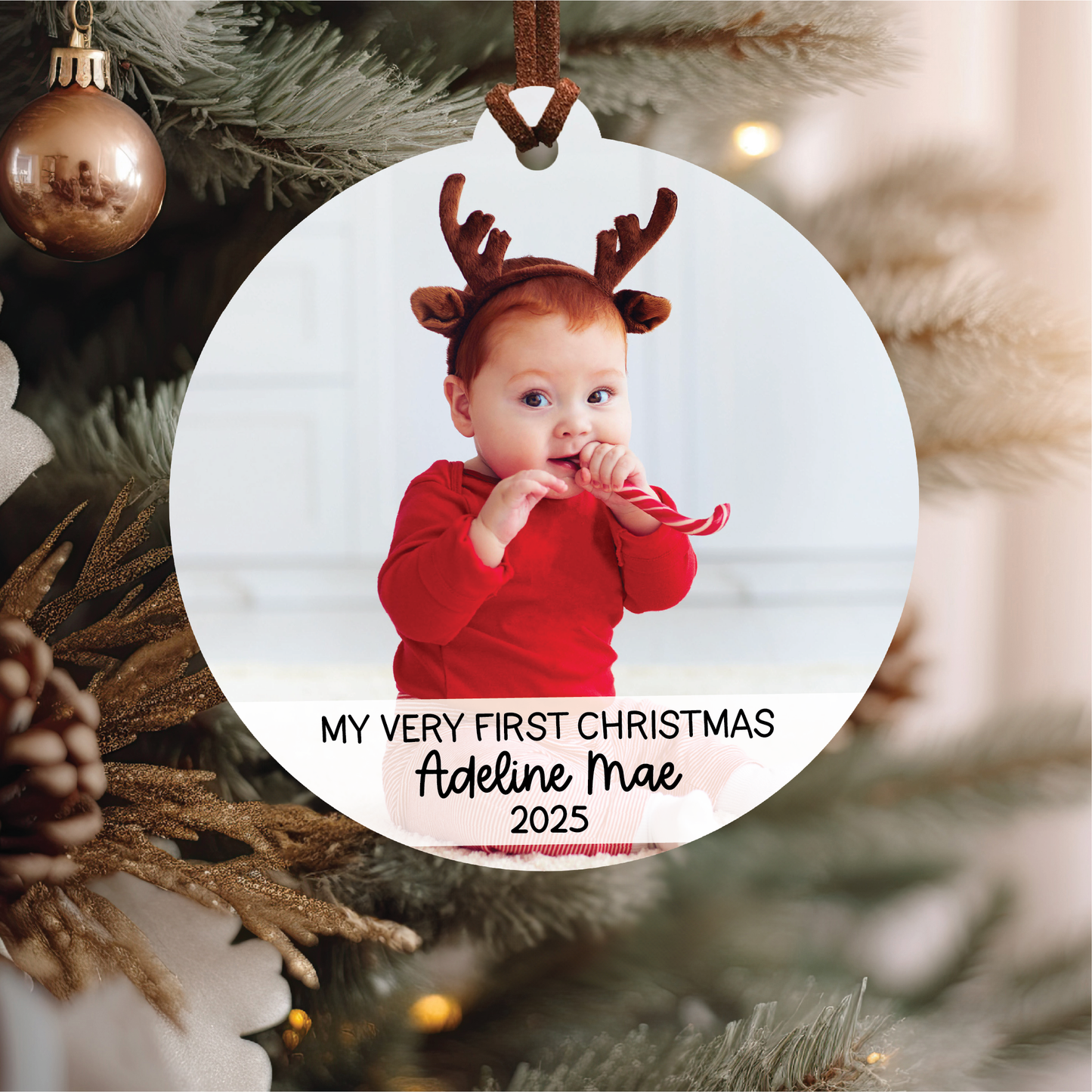 My Very First Christmas Photo Ornament