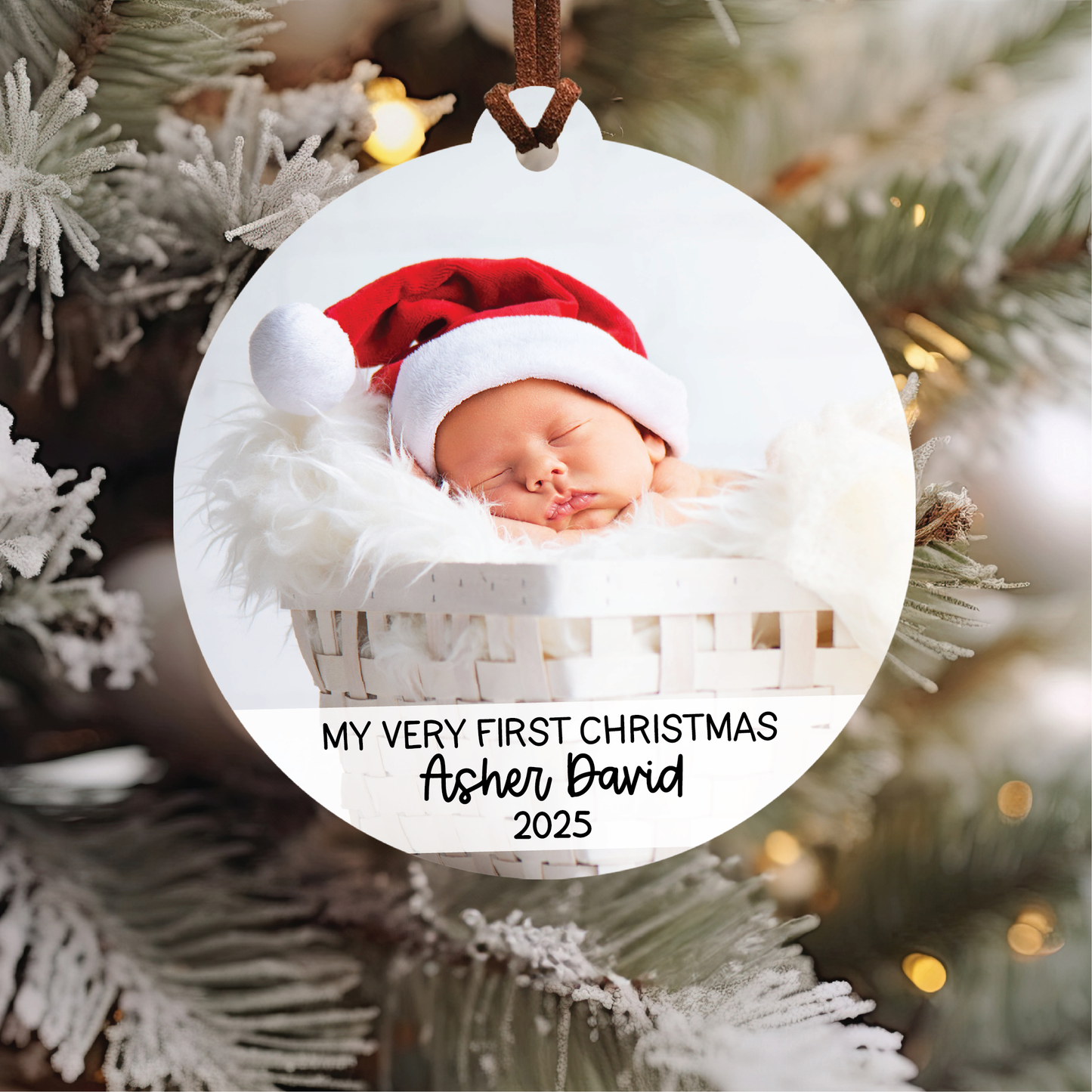 My Very First Christmas Photo Ornament