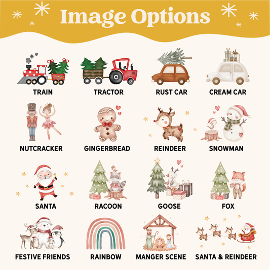 2025 Name And Year Christmas Ornament (Choose Your Image & Font)