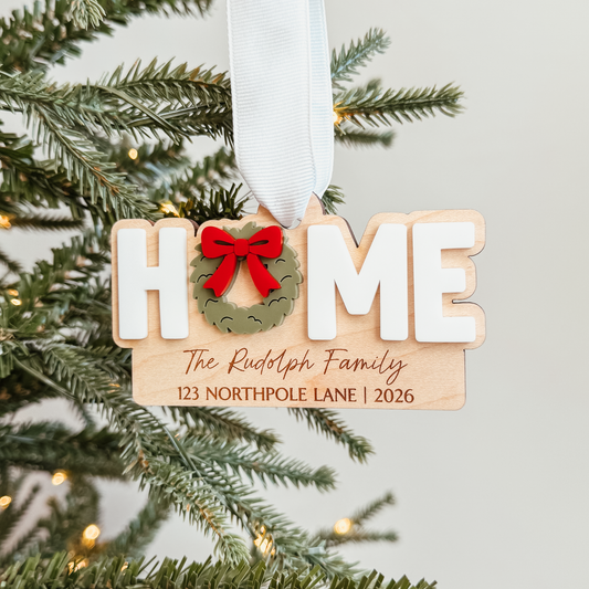 3D Wreath Home Christmas Ornament