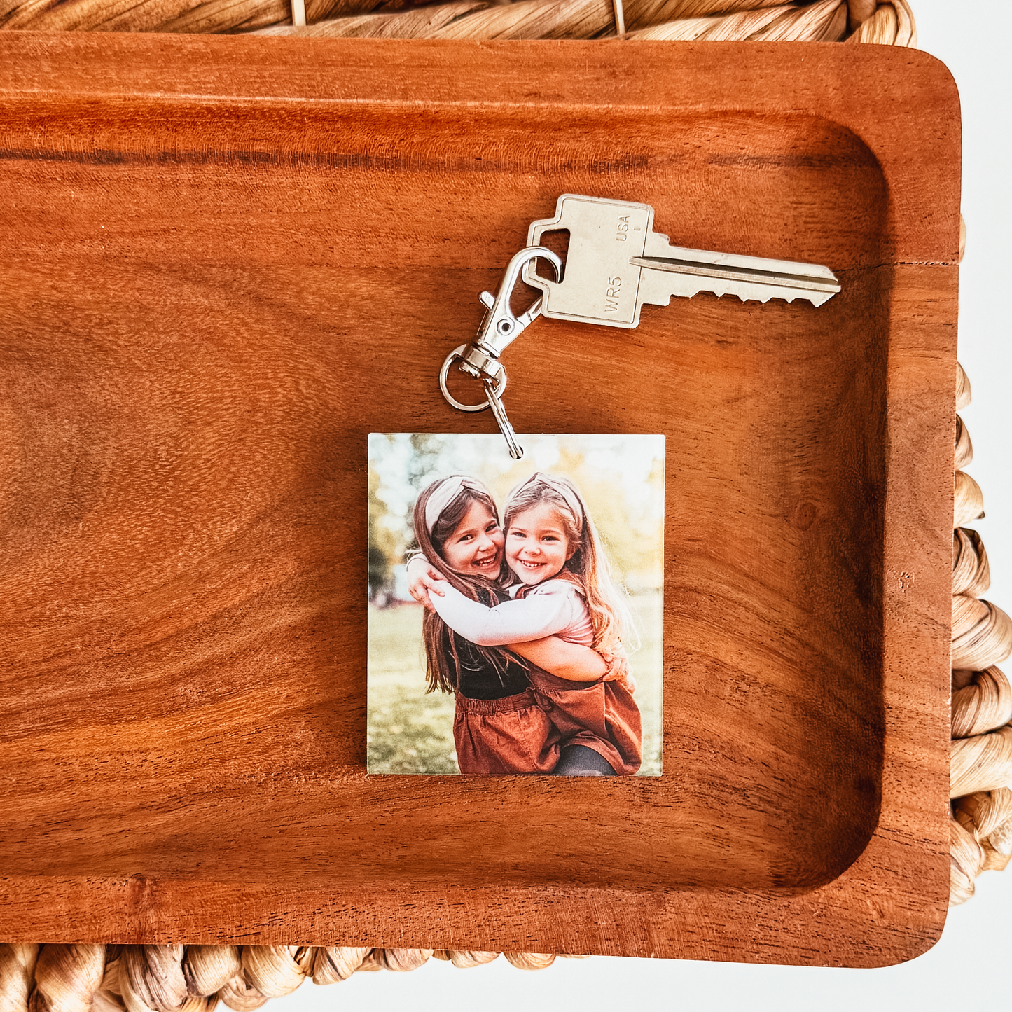 Rectangle Photo Keychain (Single or Double Sided)