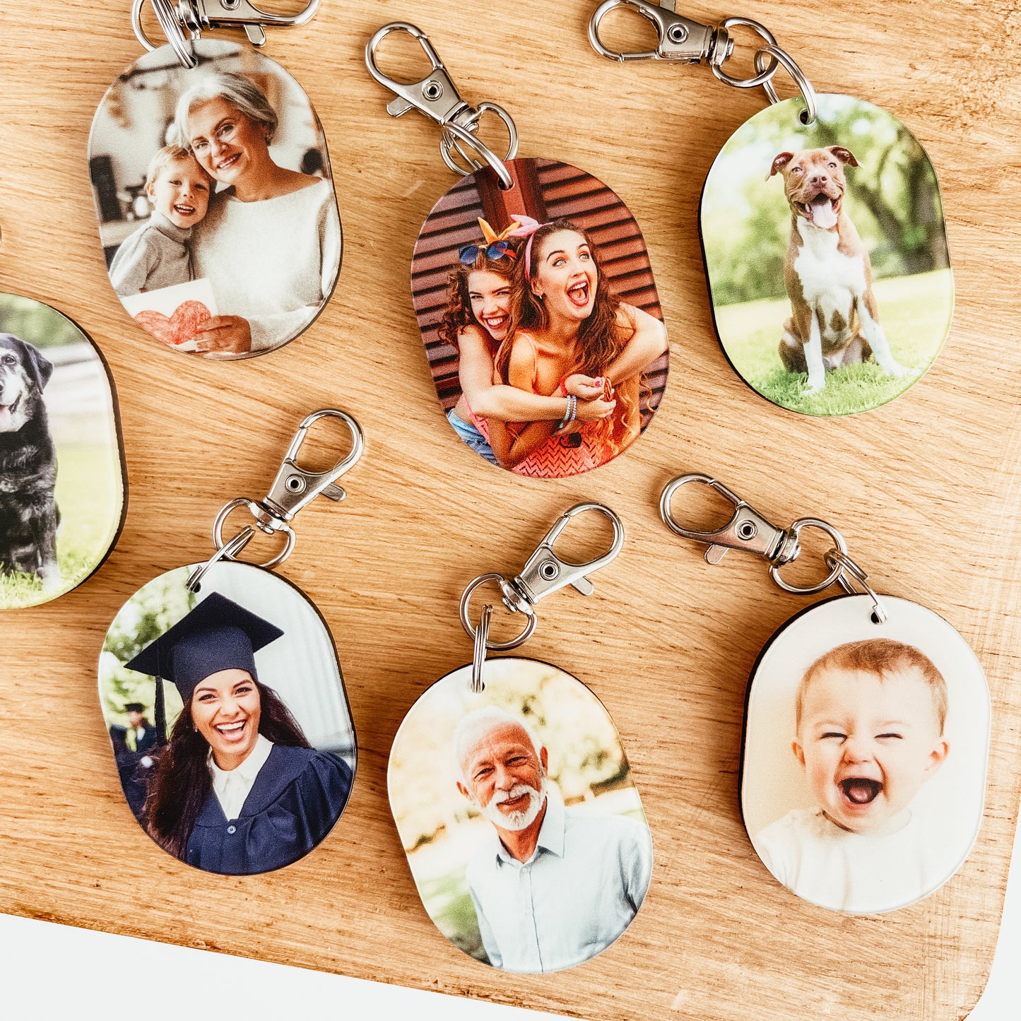 Photo Keychain (Single or Double Sided)
