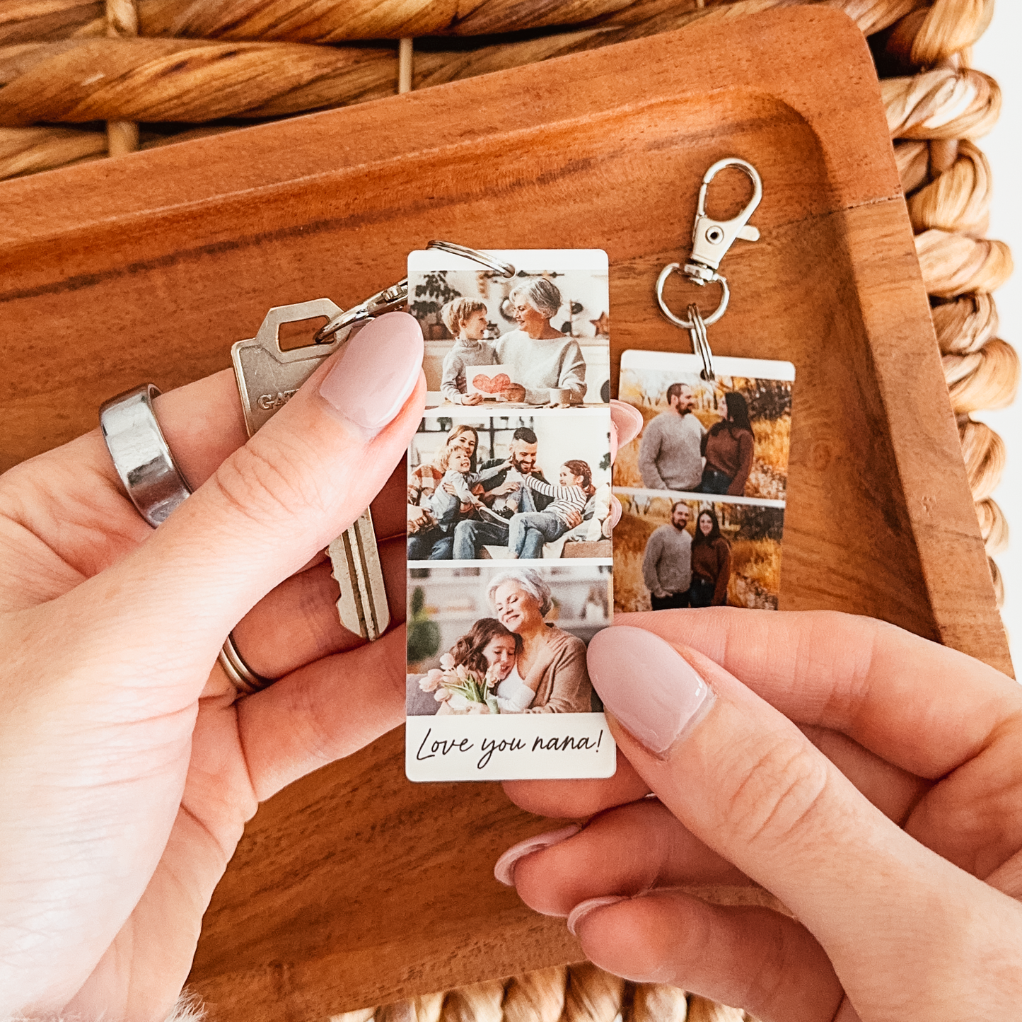 Custom Photo Strip Keychain
