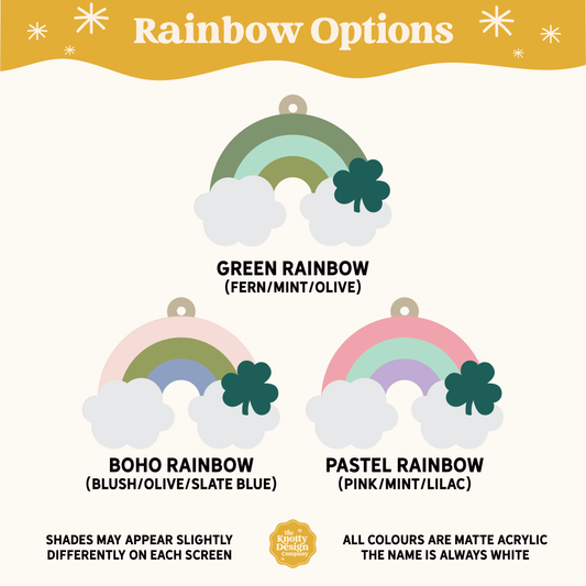 Shamrock Rainbow Tag V3