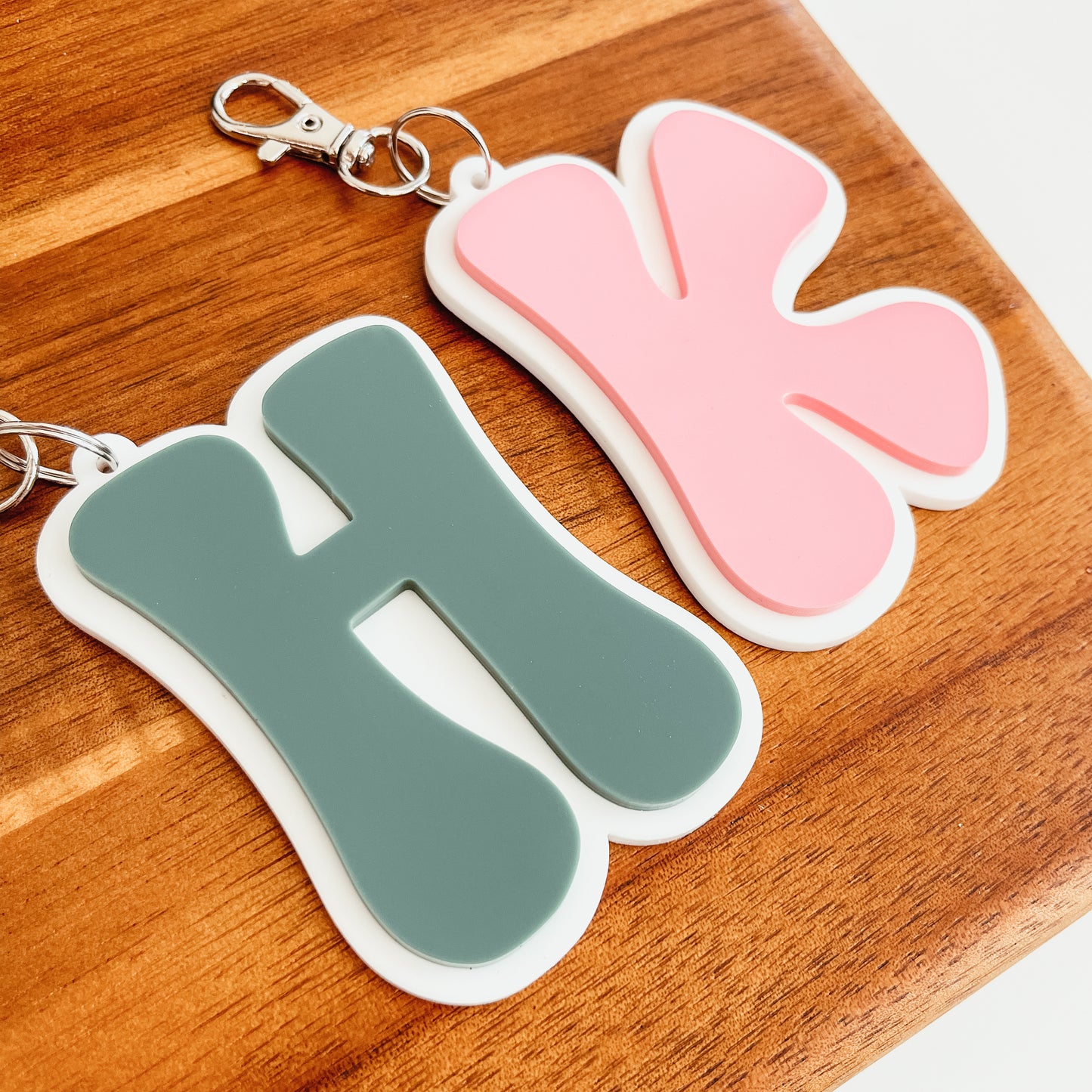 Retro Letter Bag Tag