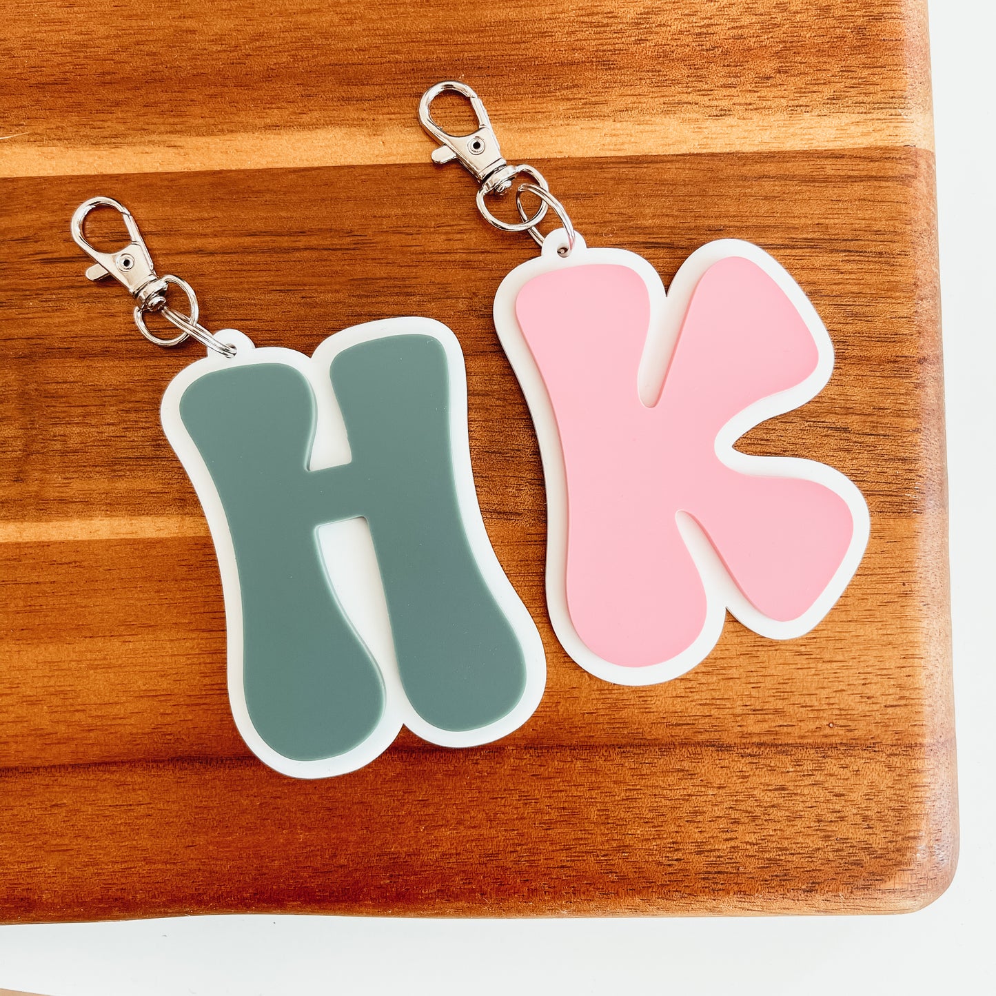 Retro Letter Bag Tag