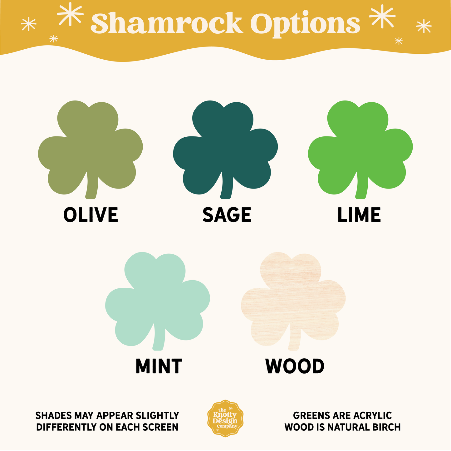 3D Shamrock Tag