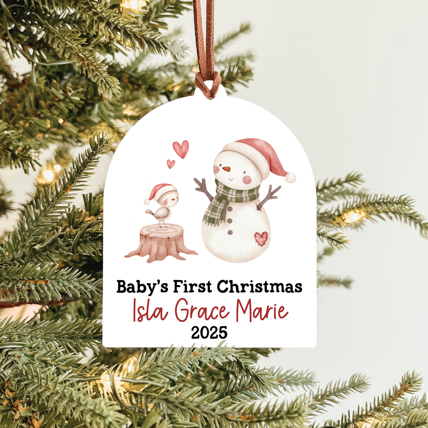 Baby's First Christmas Ornament | Holiday Animal Collection