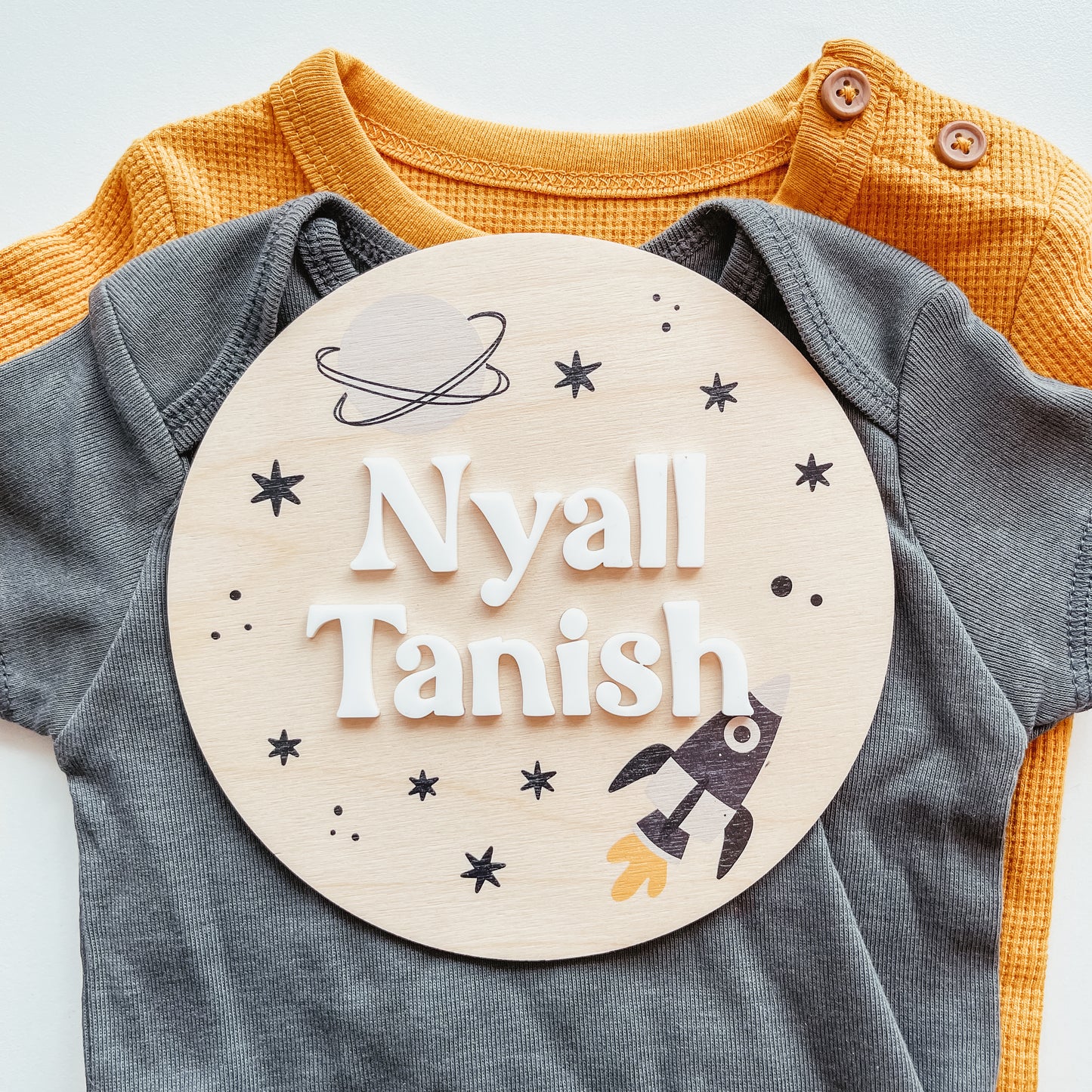 3D Birth Announcement Sign - 3D Space