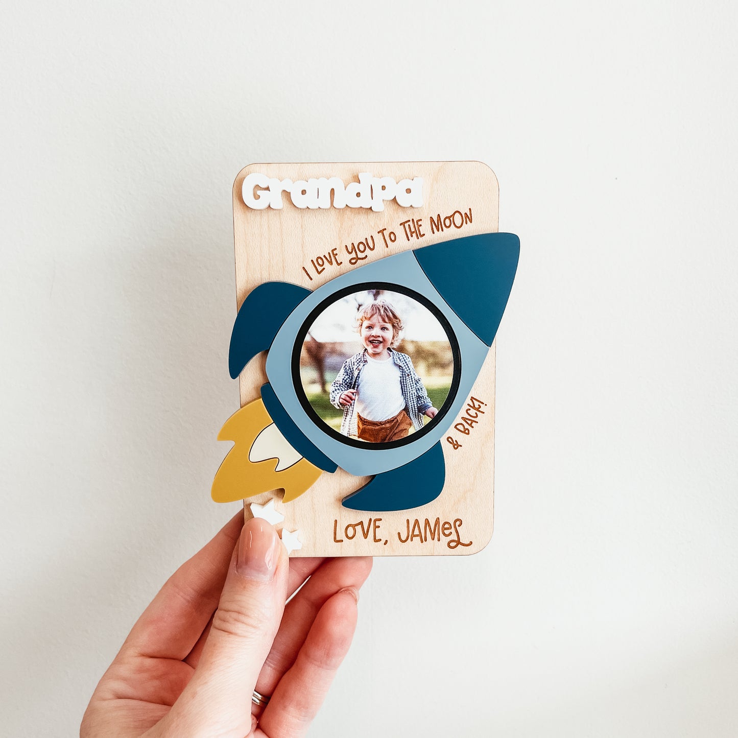 Space Photo Magnet