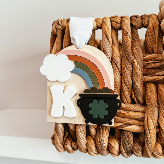 St Patrick's Day Rainbow Arch Tag