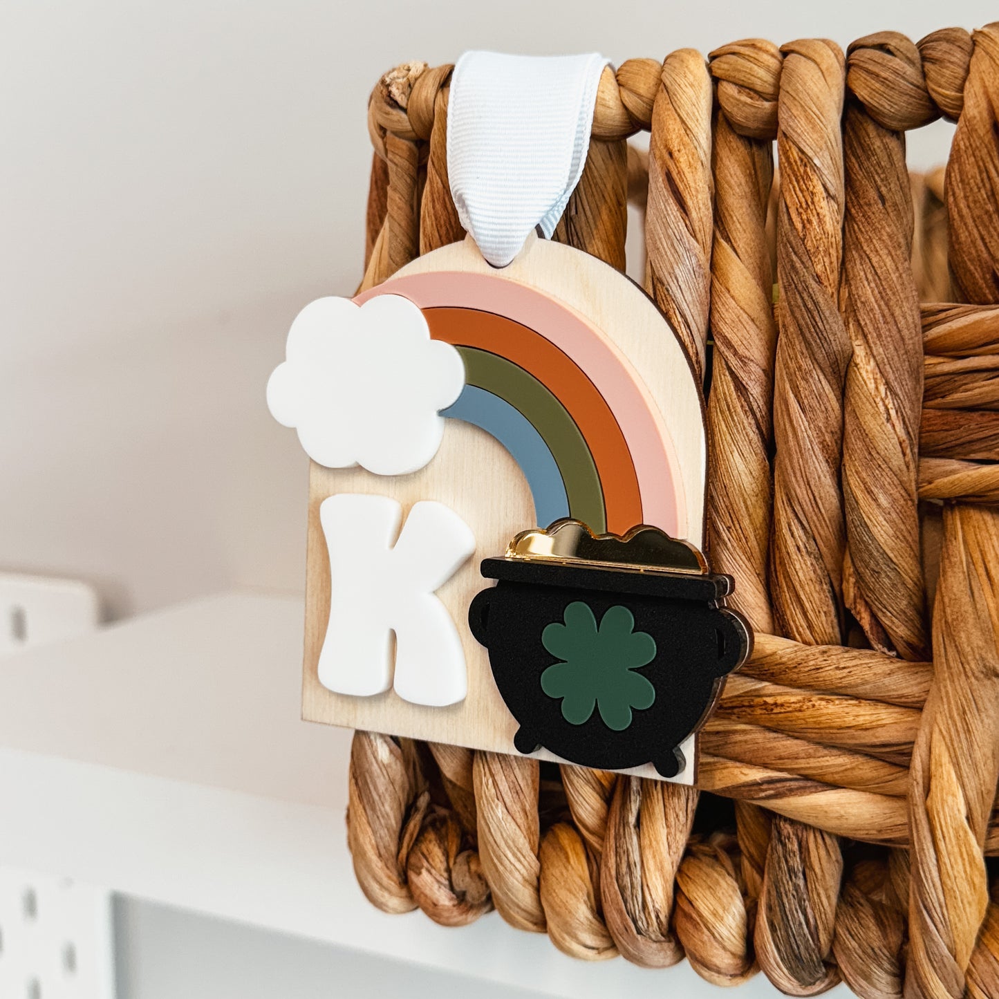St Patrick's Day Rainbow Arch Tag