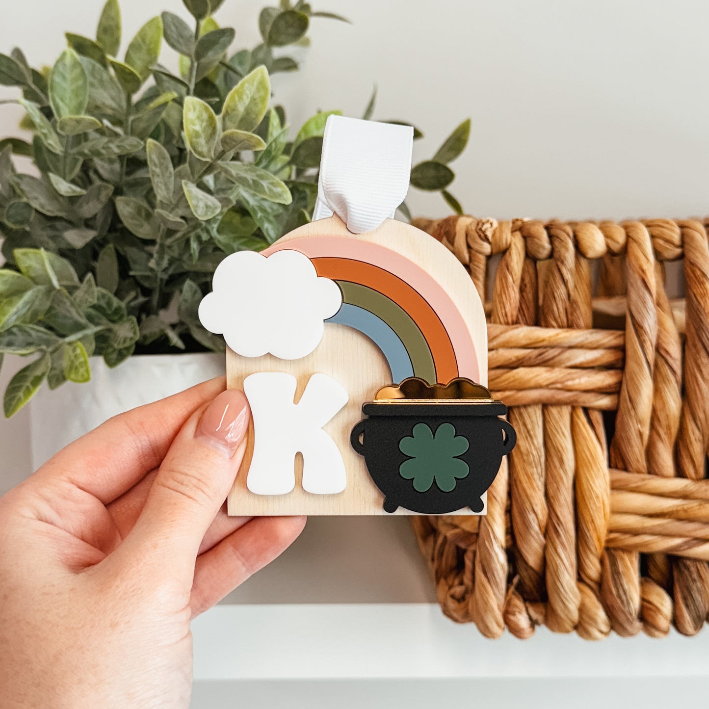St Patrick's Day Rainbow Arch Tag