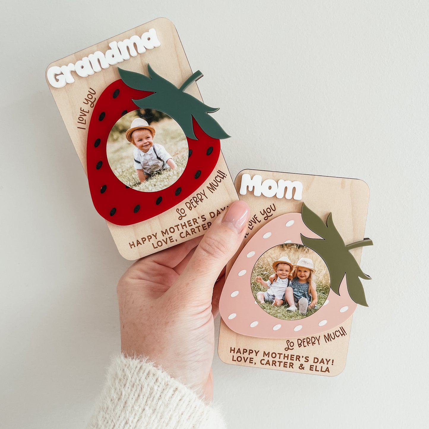 Strawberry Photo Magnet