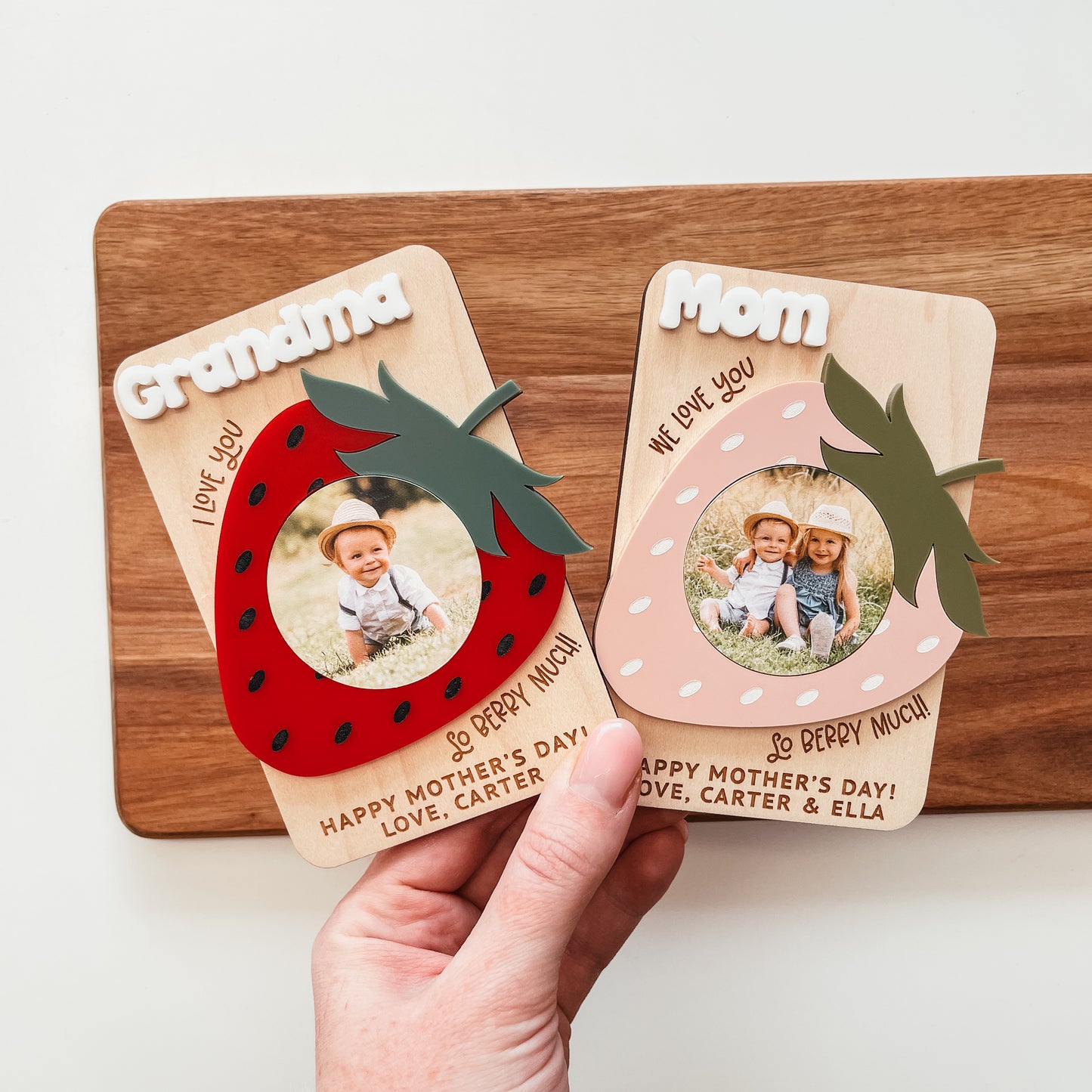 Strawberry Photo Magnet
