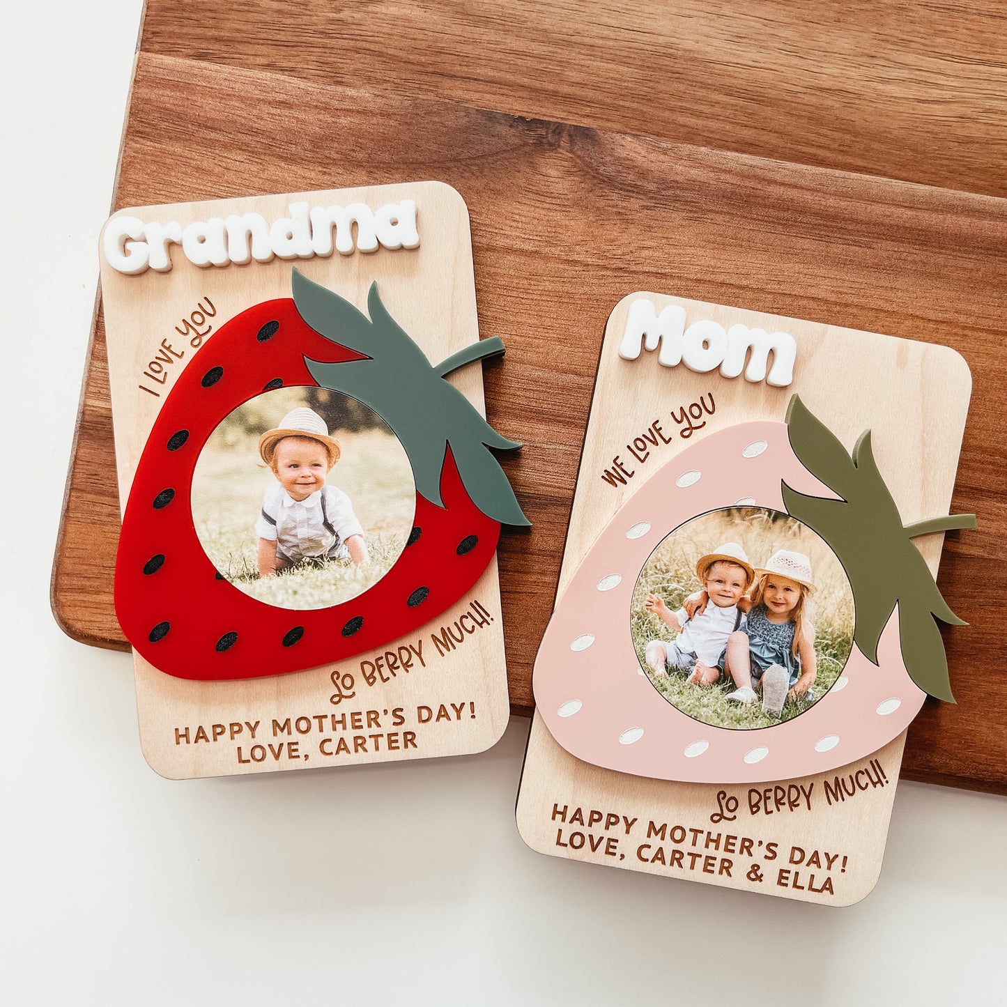 Strawberry Photo Magnet