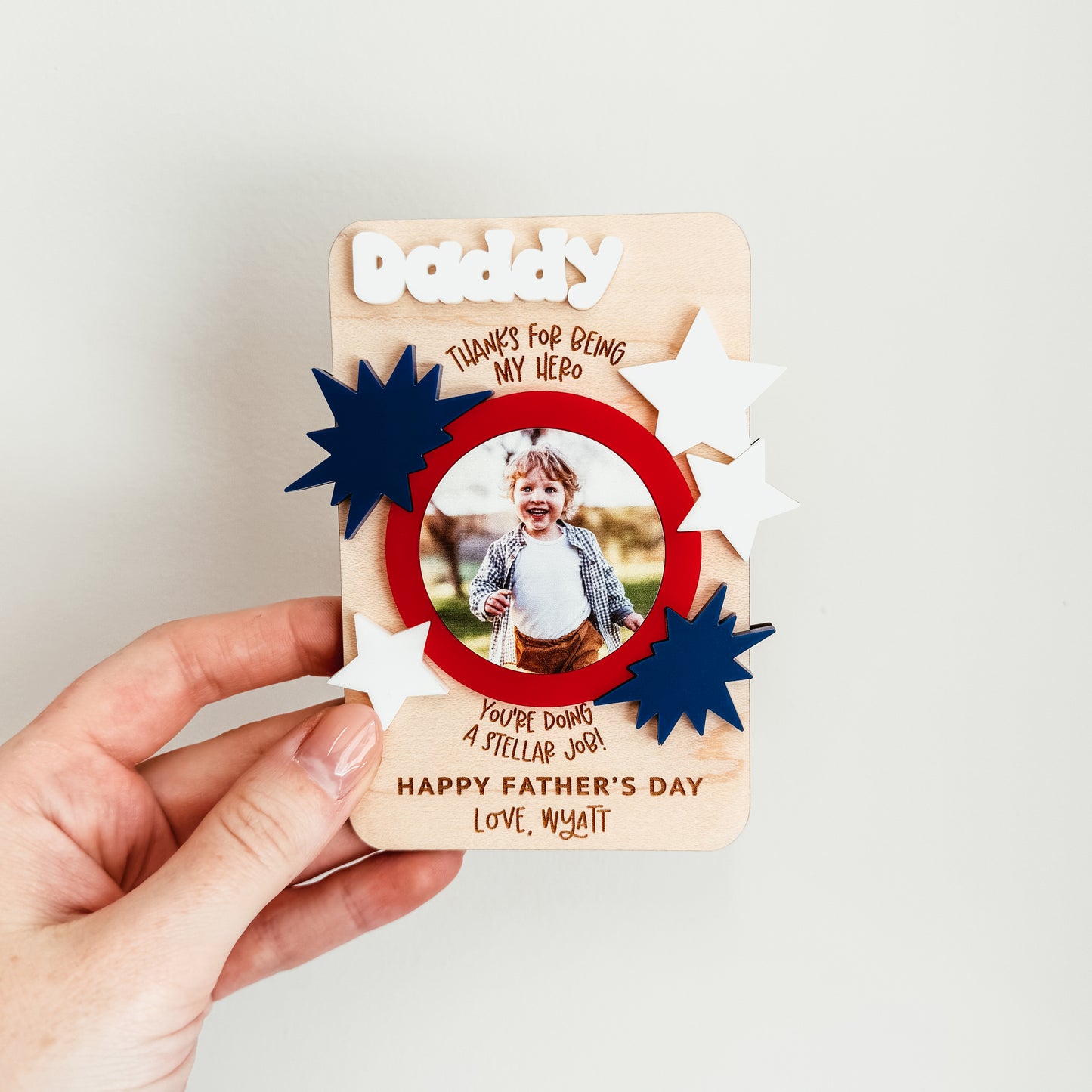 Superhero Photo Magnet