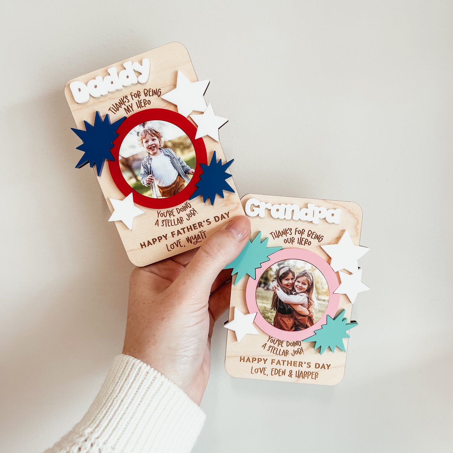 Superhero Photo Magnet
