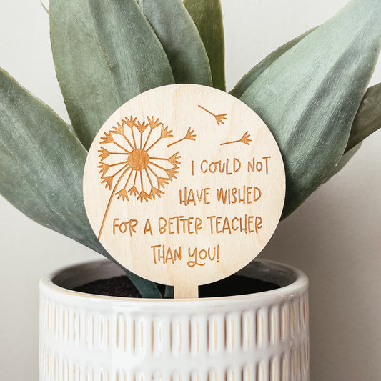 Teacher Appreciation Plant Stake