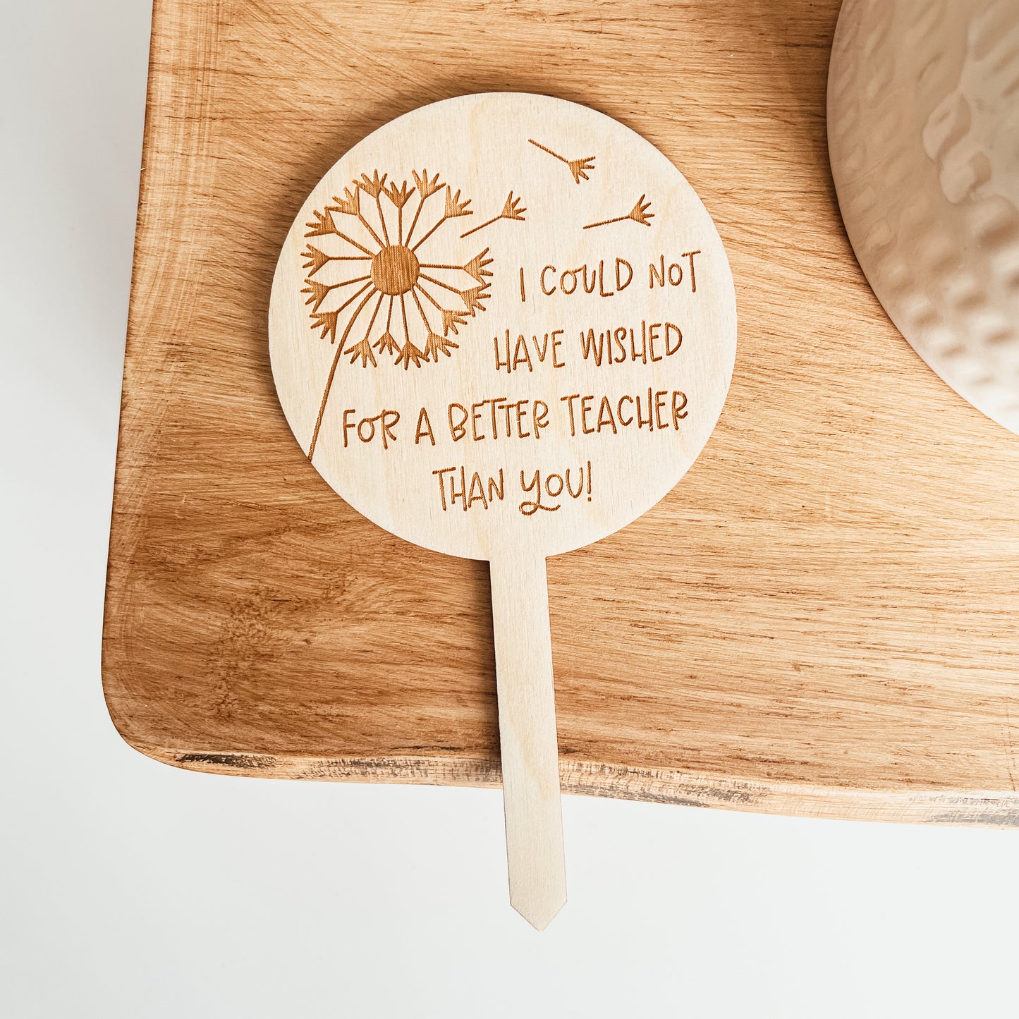 Teacher Appreciation Plant Stake