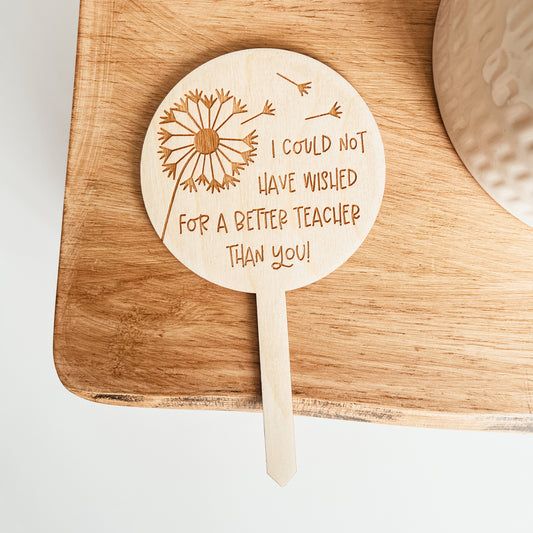 Teacher Appreciation Plant Stake