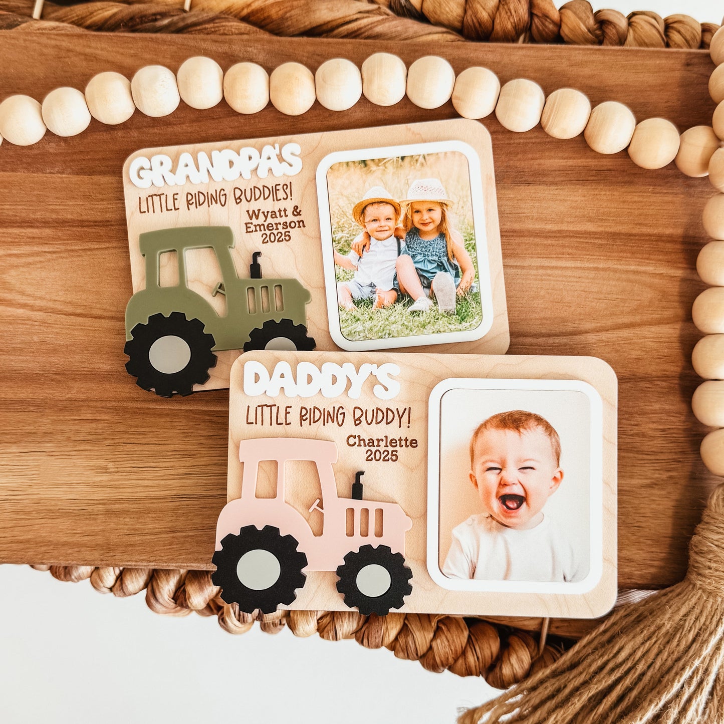 Tractor Photo Magnet
