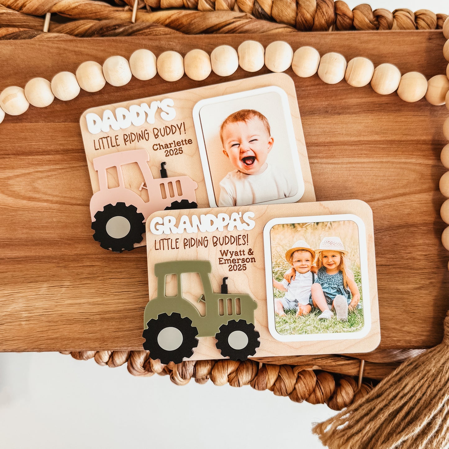 Tractor Photo Magnet