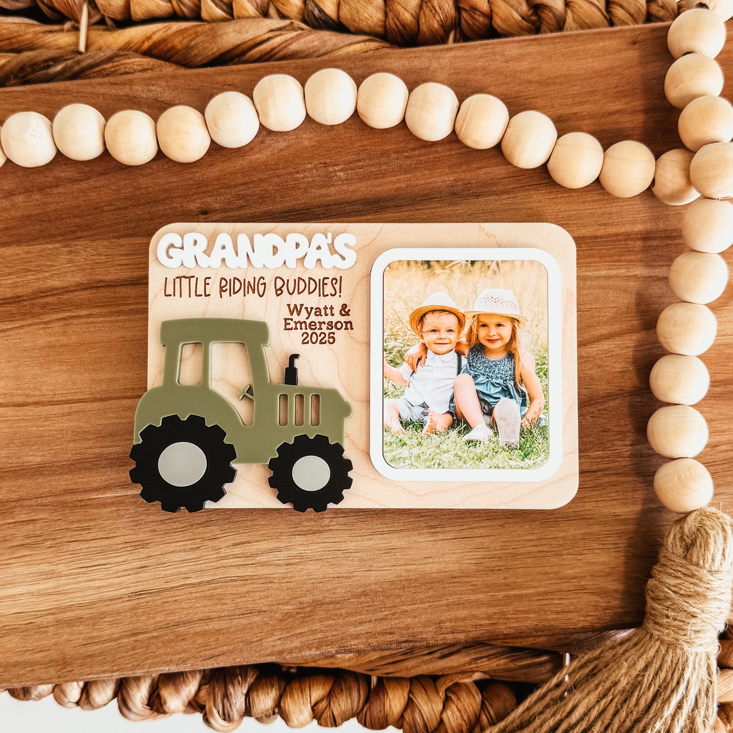 Tractor Photo Magnet