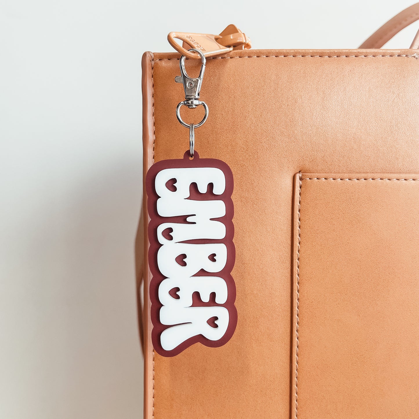 3D Acrylic Name Keychain | Valentine's Day