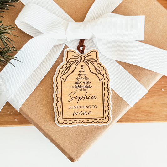 Mindful Gifting Tags | Want, Need, Wear, Read Tags | Bow Arch