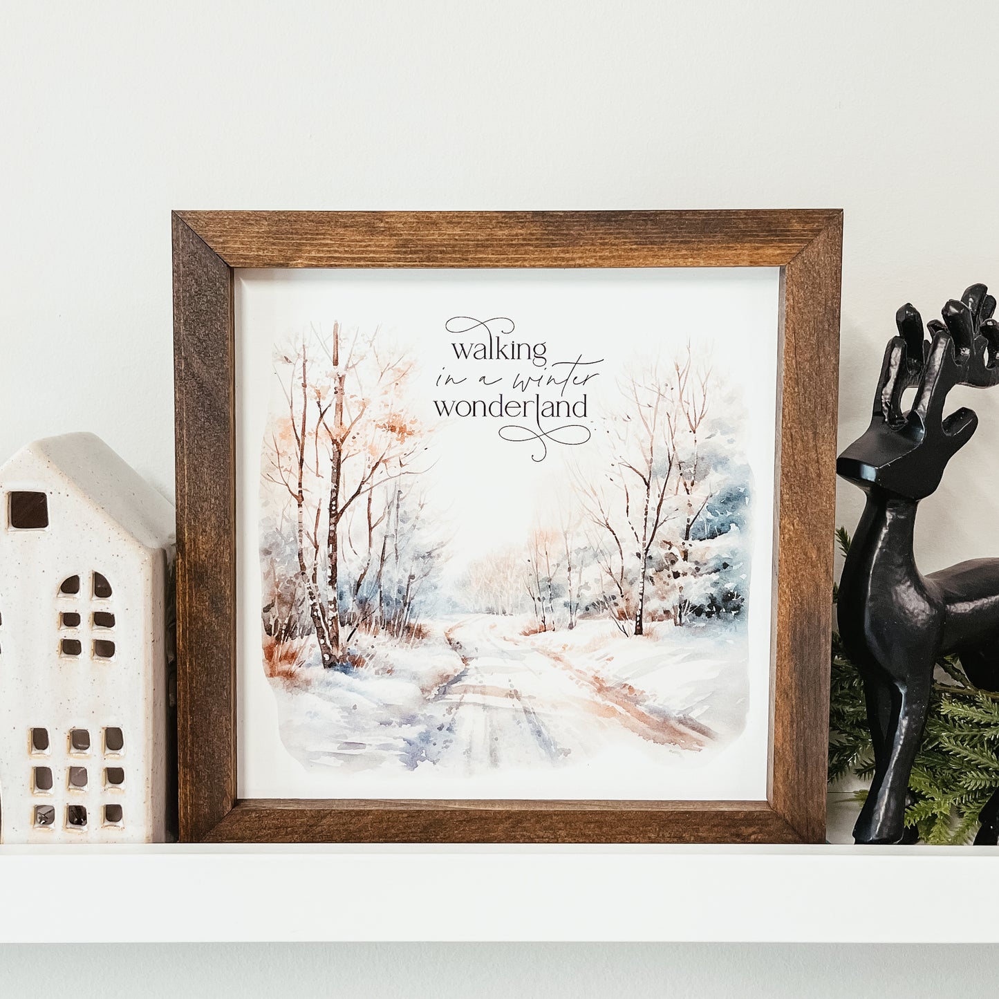 Walking In A Winter Wonderland Sign