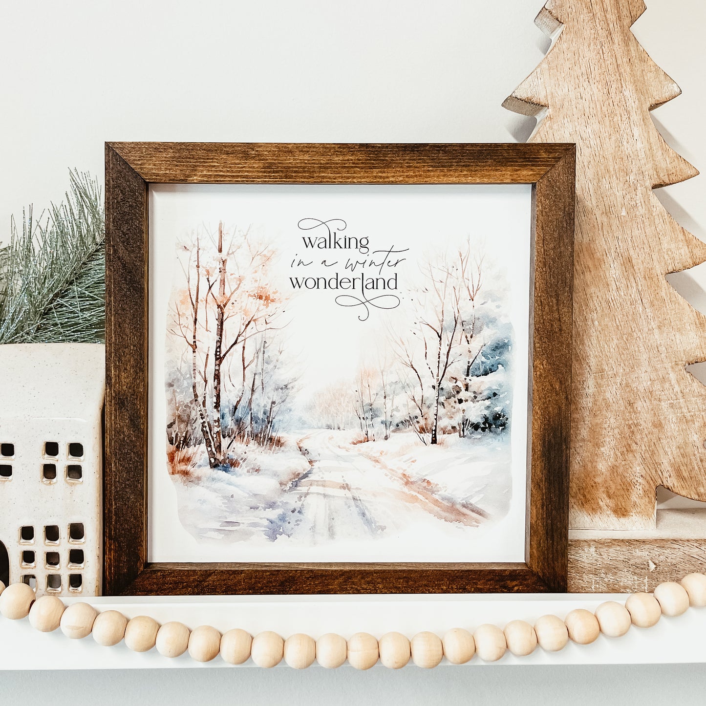 Walking In A Winter Wonderland Sign